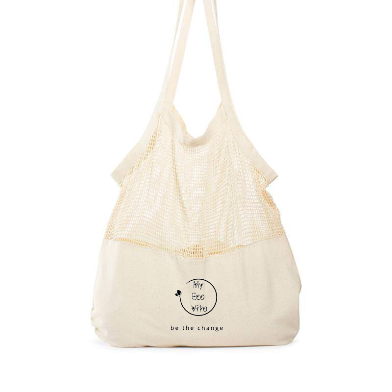 Cotton and Mesh Bag