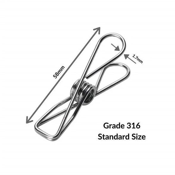 Steel grade clothes pegs available in NZ